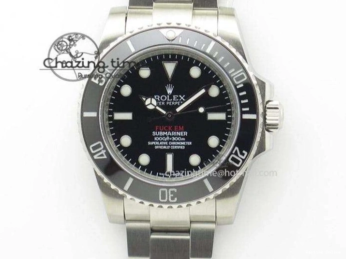 0418 ModernLook Yacht-Master 116655 SS JF Best Edition Ceramic Bezel On Rubber Strap SA 3850